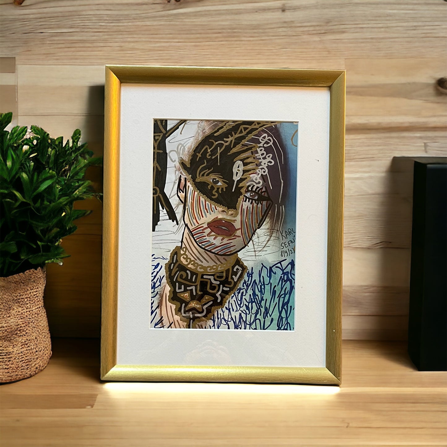 Photo de mode customisée ‘Carnaval primitif’
